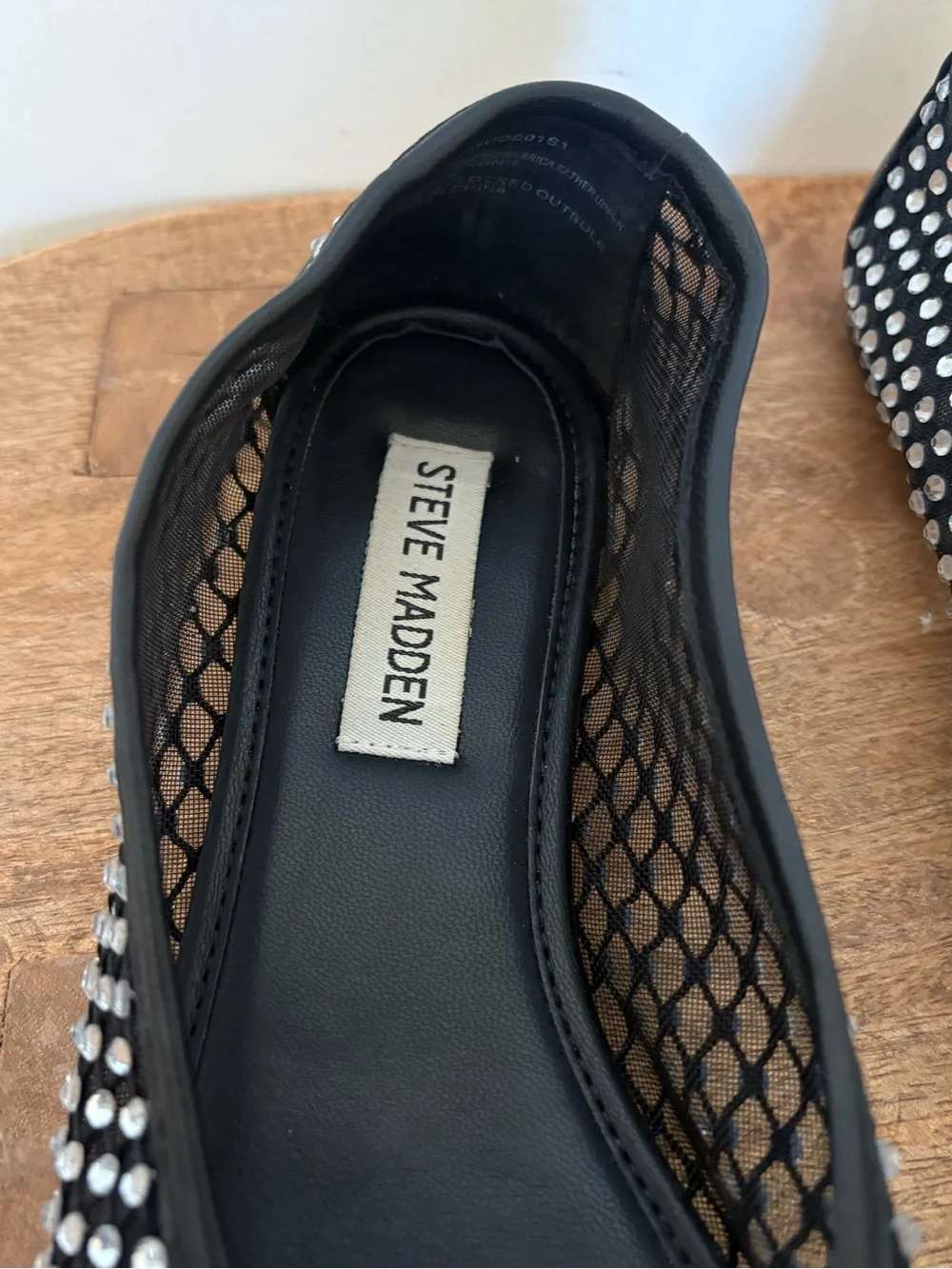 Steve Madden Auden Rhinestone Ballet Flats Size 5.5